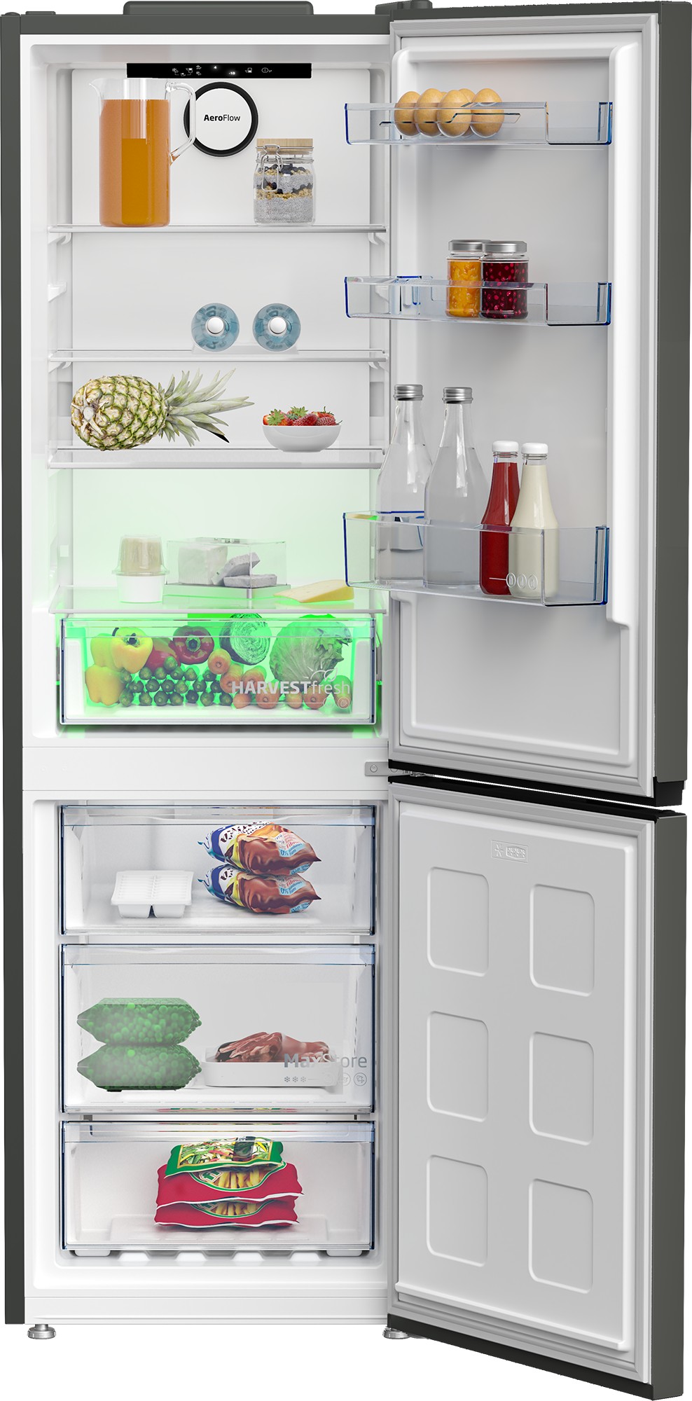 FRICOM. BEKO B5RCNE366HG 186x60 NF LOOK INOX